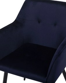 Set 2 buc. scaune pentru sufragerie Jardim (albastru închis). 1009949