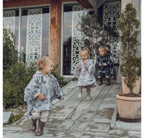 Pelerina de Ploaie pentru Copii, Poncho pentru ploaie 1,5-8 ani ,   Animals Garden Light