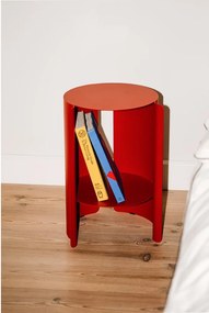 Măsuță auxiliară rotundă din oțel ø 32 cm Wa – noo.ma