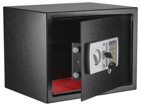 Seif digital, dimensiune mare, negru