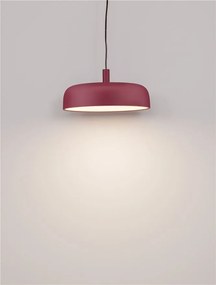 Lustra suspendata LED 2700K NOELIA bordeaux 40cm