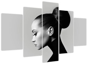 Tablou - Profilui femeii frumoase (150x105 cm)