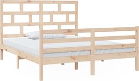 vidaXL Cadru de pat, 160x200 cm, lemn masiv de pin