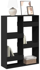 vidaXL Bibliotecă, negru, 100x33x135 cm, lemn prelucrat