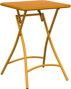 vidaXL Masă de bistro Muștar 55 x 55 x 72,5 cm