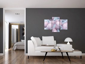 Tablou abstract - Bile în pastel (90x60 cm)