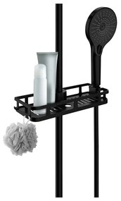 Raft pentru baie negru mat autoadeziv din plastic Libertà – Wenko