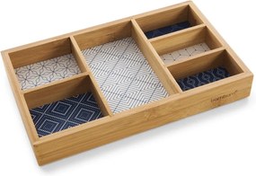 Cutie din bambus pentru bijuterii Bambum Boxy, 6 compartimente