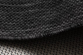 Covor SISAL SION A5165A Melanj țesute plate negru