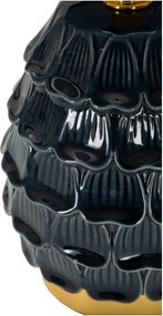 Veioză albastră din ceramică cu abajur textil (înălțime 30,5 cm) Pigny – Mauro Ferretti