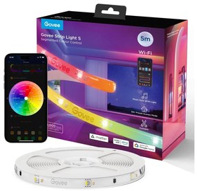 Bandă Govee Wi-Fi RGBICW Smart PRO LED 5m MATTER extra durabilă