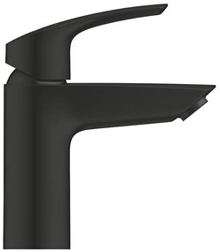 Baterie lavoar Grohe Eurosmart cu ventil click-clack, marime S, negru mat