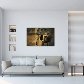 Tablou - Căști de avion de epocă (90x60 cm)