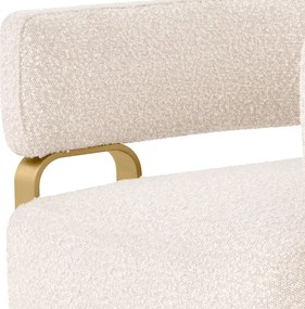 Fotoliu design LUX Capricorn, bouclé cream
