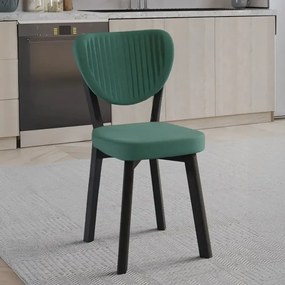 Scaun Barton, verde, profil din metal
