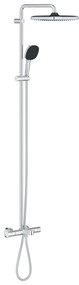 Grohe Vitalio Comfort set cada si dus perete cu termostat da StarLight Chrome 26984001