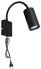 Lampă flexibilă de perete Brilagi SELE 1xGU10/30W/230V negru