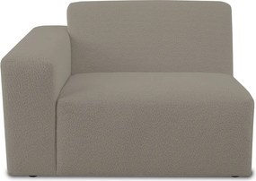 Modul pentru canapea maro deschis cu tapițerie din stofă bouclé (cu colț pe partea stângă ) Roxy – Scandic