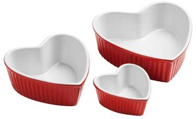 Forme de copt din ceramică pentru tort 3 buc. Amour – Premier Housewares