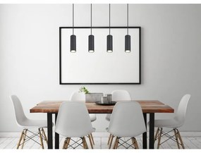 Lustra cu 4 pendule design modern ROBBY negru