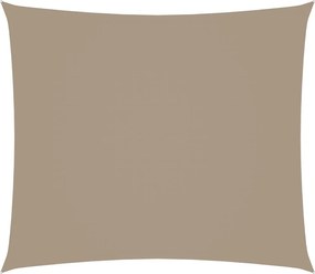 vidaXL Pânză parasolar gri taupe 2x2,5m țesătură oxford dreptunghiular