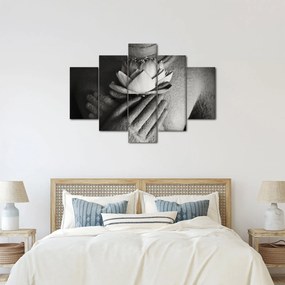 Tablou - Lotus în mâinile lui Buddha (150x105 cm)