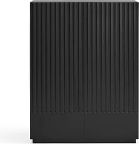 Comodă Teulat Doric, lățime 92 cm, negru