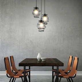 Briloner 4870-035 - Lustră pe cablu 3xE27/60W/230V