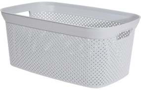 Coș de rufe curate Excelent alb, 35 l