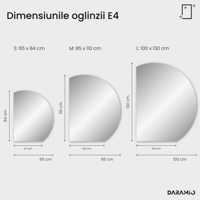 Oglindă rotundă cu iluminare LED E4