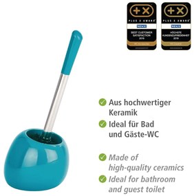 Perie pentru toaletă Wenko Polaris Petrol, albastru petrol