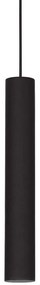 Ideal Lux - Pendul LED LOOK, 1x GU10/7W/230V, CRI 90, Ø 6 cm, negru