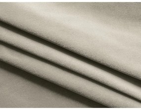 Canapea bej extensibilă/cu spațiu de depozitare cu tapițerie din catifea 225 cm Hula – Makamii