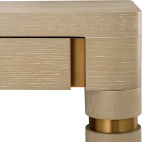 Birou modern design LUX Carmel, stejar albit