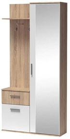 Hol Luxor (Stejar sonoma + alb). 1055380