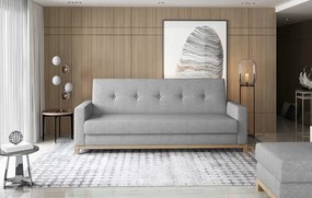 Canapea extensibila SELENE gri cu 3 locuri