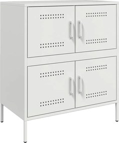 vidaXL Dulap, alb, 68x39x79 cm, oțel