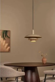 Lucide 21444/38/41 - Lustru suspendat pe cablu BRUNO 1xE27/40W/230V bej