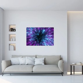 Tablou - Spațiu neon (90x60 cm)