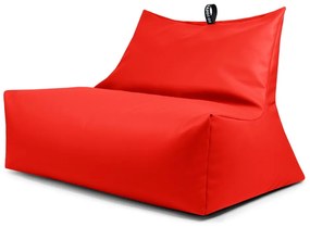 Fotoliu bean bag roșu cu tapițerie din imitație de piele Icy Sofa – So Soft?