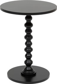 Măsuță de cafea ALIX cu picior decorativ, Ø 38 cm