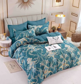 Lenjerie de pat 6 fără elastic 100% bumbac - А424 de la Onesleep