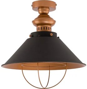 Nowodvorski Lighting Garret lampă de tavan 1x60 W negru 9247