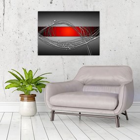 Tablou pe sticlă abstract (70x50 cm)