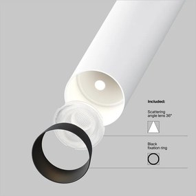 Spot LED incastrabil rotativ retractabil Focus T alb