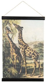 Deco perete papirus Giraffe 40/2/60 cm