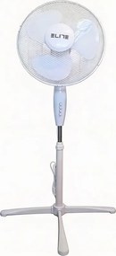 Ventilator de podea Elite EHSF-0362-2, 45 W, 40 cm, 3 viteze, Oscilatie, Alb