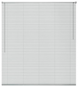 Jaluzele din aluminiu 140 x 220 cm argintiu Argintiu, 140 x 220 cm