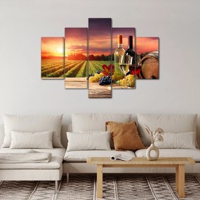 Tablou cu vie și vin (150x105 cm)