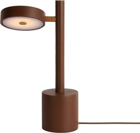 Lampa de masa LED din lemn de frasin maro Okinawa